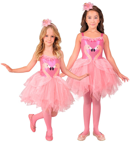 e-carnavalskleding-SYK Flamingo jurkje voor kinderen