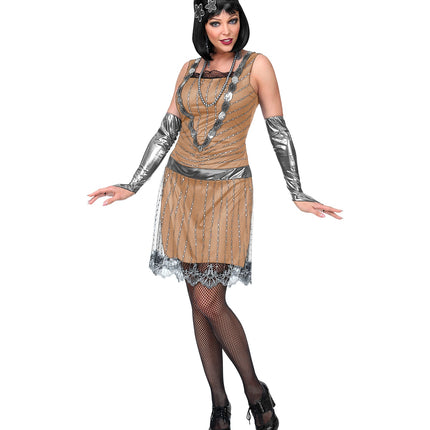 e-carnavalskleding-SYK Flapper jurk Maxime