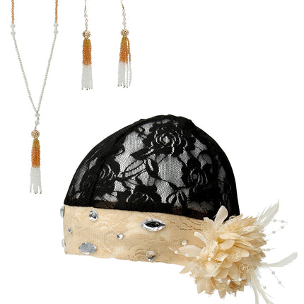 e-carnavalskleding-SYK Flapper set voor dames