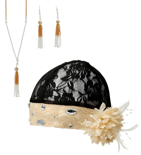 e-carnavalskleding-SYK Flapper set voor dames