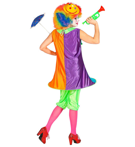 e-carnavalskleding-SYK Fleurige clownspak voor dames