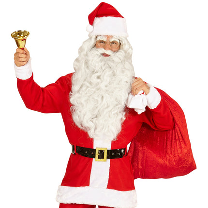 e-carnavalskleding-SYK Fluwelen kerstman zak