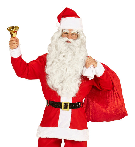 e-carnavalskleding-SYK Fluwelen kerstman zak