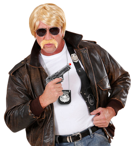 e-carnavalskleding-SYK Foam latex pistool zwart 19cm