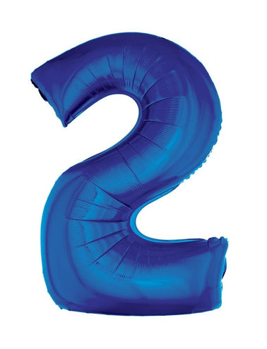 e-carnavalskleding-SYK Folieballon 102 cm blauw