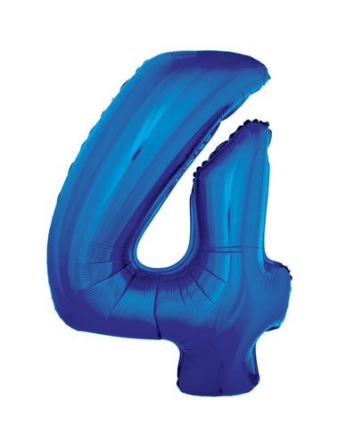 e-carnavalskleding-SYK Folieballon 102 cm blauw