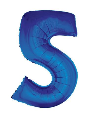 e-carnavalskleding-SYK Folieballon 102 cm blauw
