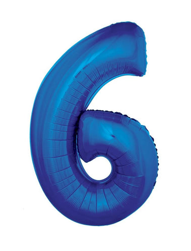 e-carnavalskleding-SYK Folieballon 102 cm blauw