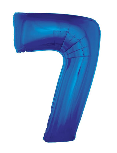 e-carnavalskleding-SYK Folieballon 102 cm blauw