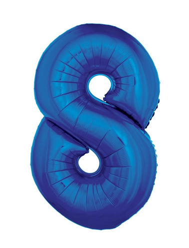 e-carnavalskleding-SYK Folieballon 102 cm blauw