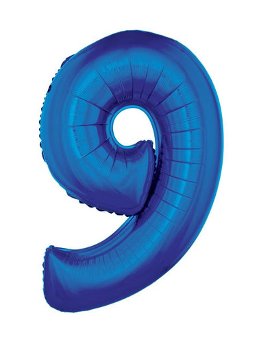 e-carnavalskleding-SYK Folieballon 102 cm blauw