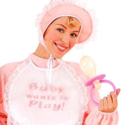 e-carnavalskleding-SYK Fop speen baby roze