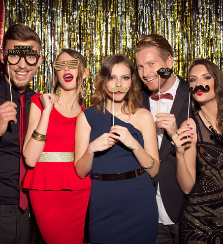 e-carnavalskleding-SYK Foto booth accessoires gelukkig nieuwjaar