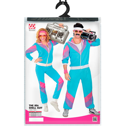 e-carnavalskleding-SYK Fout trainingspak Blauw New kids jaren 80 volwassenen