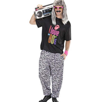 e-carnavalskleding-SYK Foute discobroek zebra print