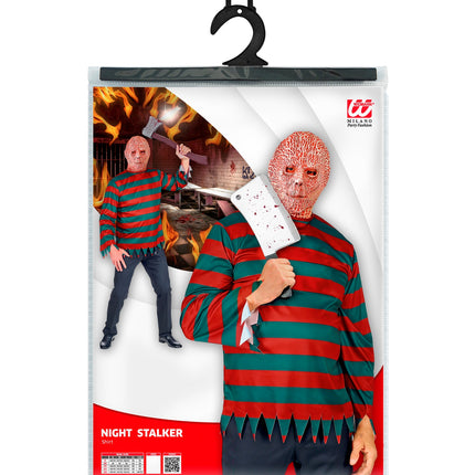 e-carnavalskleding-SYK Freddy Krueger shirt