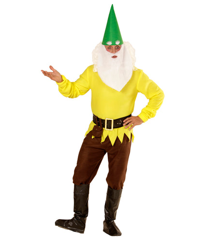 e-carnavalskleding-SYK Geel kabouterpak