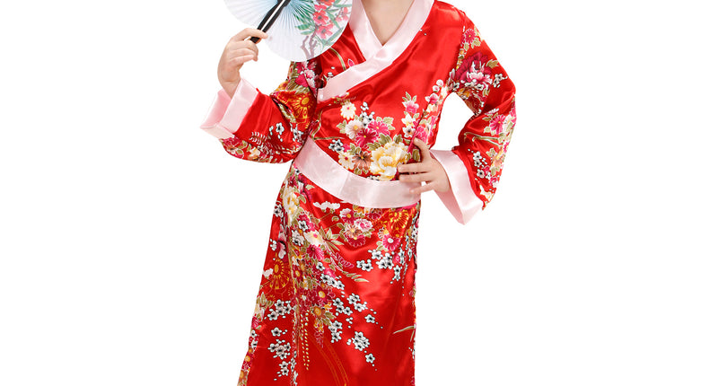 e-carnavalskleding-SYK Geisha jurk Japanse Yuki kinderen