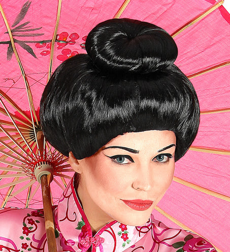 e-carnavalskleding-SYK Geisha pruik Tippi wan