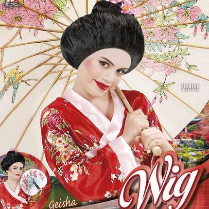 e-carnavalskleding-SYK Geisha pruiken voor Japanse kleding
