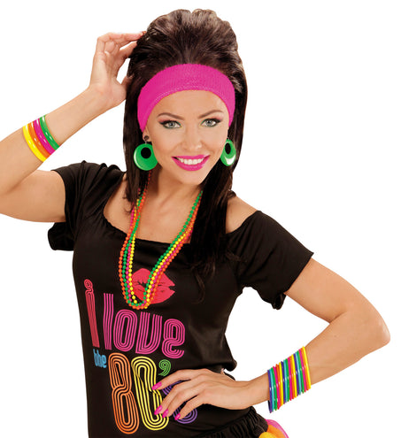 e-carnavalskleding-SYK Gekleurde armbanden neon disco