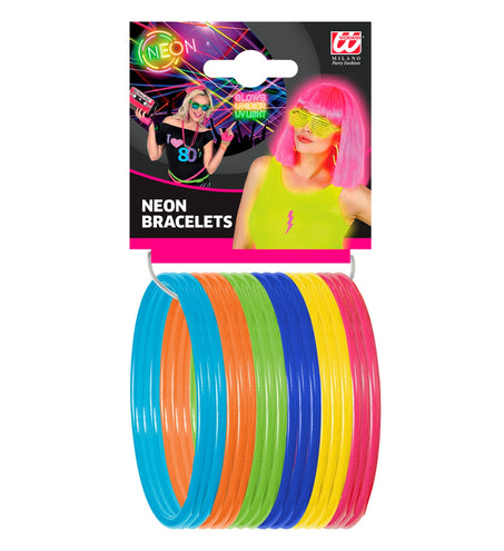 e-carnavalskleding-SYK Gekleurde armbanden neon disco