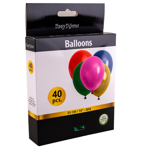 e-carnavalskleding-SYK Gekleurde latex ballonnen 40st