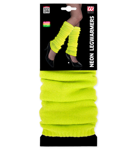 e-carnavalskleding-SYK Gele beenwarmers neon