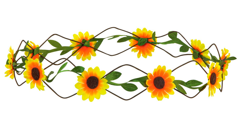 e-carnavalskleding-SYK Gele bloemen hoofdbandjes