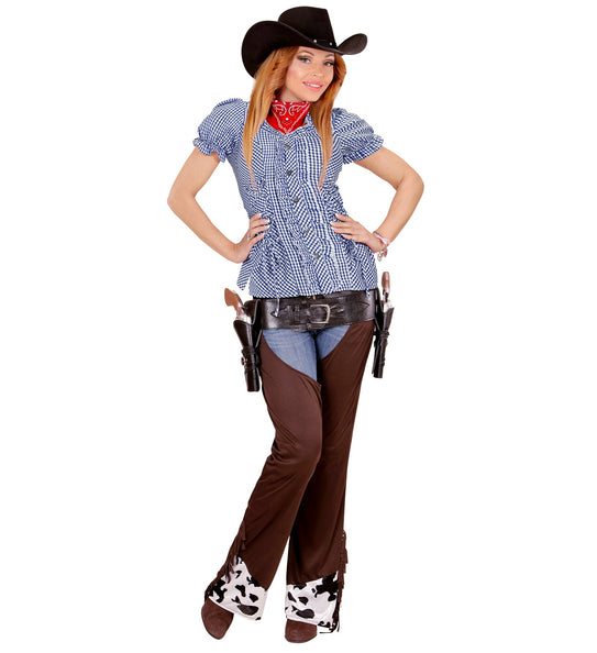 e-carnavalskleding-SYK Geruite blouse Katja