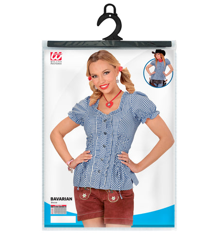 e-carnavalskleding-SYK Geruite blouse Katja