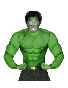 e-carnavalskleding-SYK Gespierd shirt groen Hulk spierballen