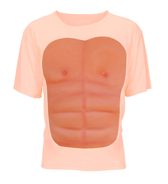 e-carnavalskleding-SYK Gespierd shirt six pack heren