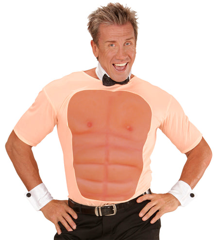 e-carnavalskleding-SYK Gespierd shirt six pack heren