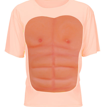e-carnavalskleding-SYK Gespierd shirt six pack heren