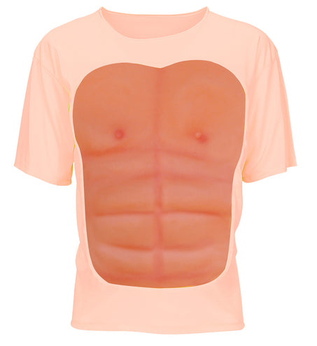 e-carnavalskleding-SYK Gespierd shirt six pack heren
