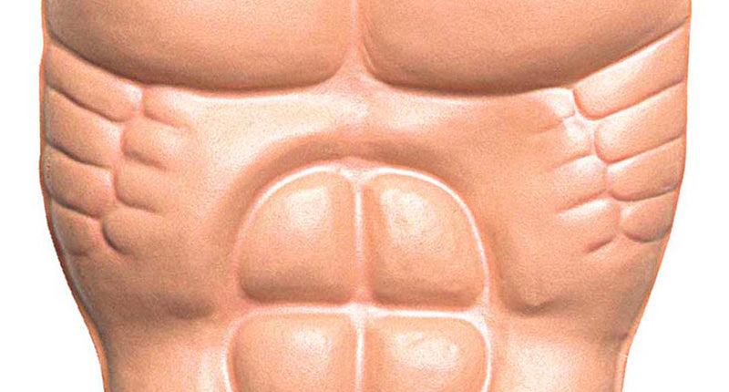 e-carnavalskleding-SYK Gespierde borst sixpack