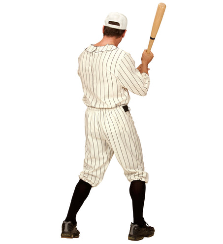 e-carnavalskleding-SYK Gestreepte honkbal spelers pakken