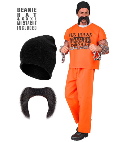 e-carnavalskleding-SYK Gevangene Inmate orange is the new black