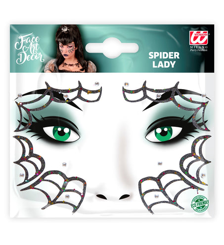 e-carnavalskleding-SYK Gezicht sticker festival spin glitter