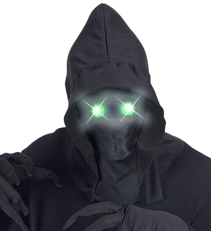 e-carnavalskleding-SYK Gezichtsloos Masker Met Kap Groen Licht