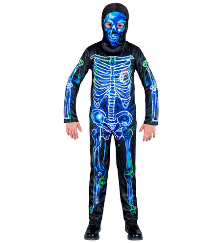 e-carnavalskleding-SYK Giftig skelet blauw/zwart