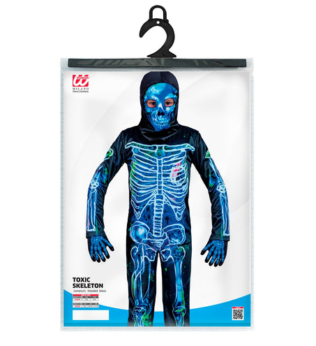 e-carnavalskleding-SYK Giftig skelet blauw/zwart