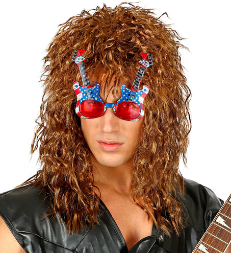 e-carnavalskleding-SYK Gitaar bril Amerika USA rock 'n roll