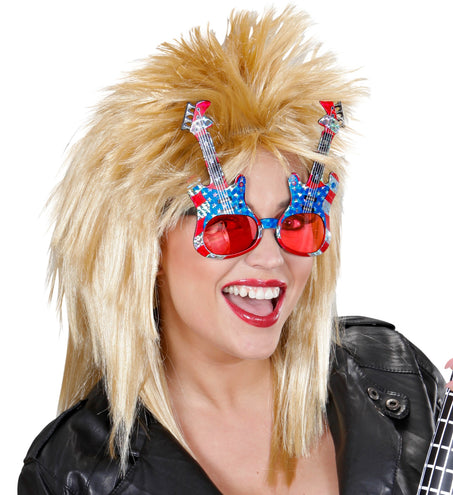 e-carnavalskleding-SYK Gitaar bril Amerika USA rock 'n roll