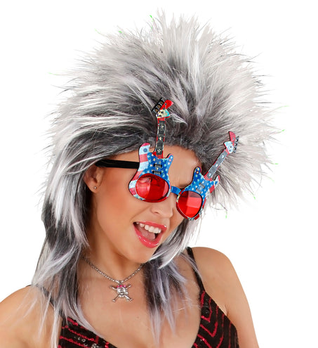 e-carnavalskleding-SYK Gitaar bril Amerika USA rock 'n roll