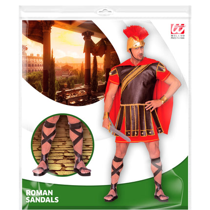 e-carnavalskleding-SYK Gladiator schoen sandalen Centurion