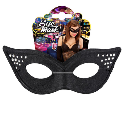 e-carnavalskleding-SYK Glamour oogmaskers met steentjes