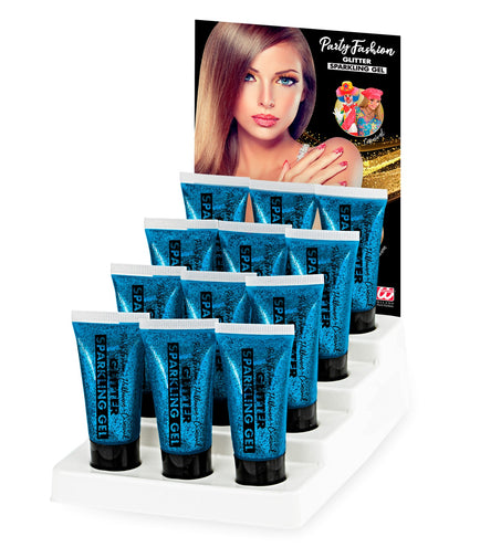 e-carnavalskleding-SYK Glitter gel Blauw 25ML