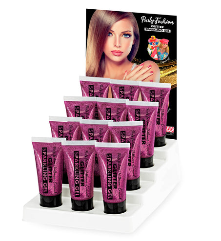 e-carnavalskleding-SYK Glitter gel Roze 25ML